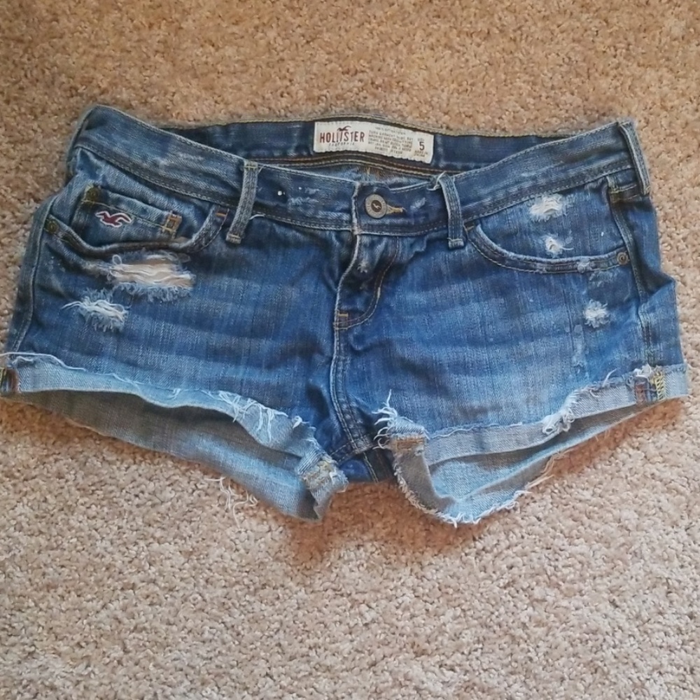 Hollister jean shorts